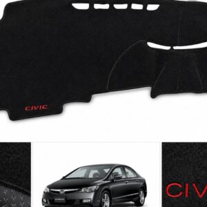 Premium-black-dashboard-mat-cover-for-Honda-Civic-Reborn-2006-2012-accessories-Pakistan