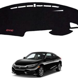 Premium-black-dashboard-mat-cover-for-Honda-Civic-X-2016-2021-accessories-Pakistan