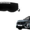 Heat-resistant-velvet-dashboard-protector-mat-Peugeot-2008-anti-slip-backing