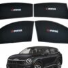 KIA Sportage 2024 to 2026 model custom fit side window heat shielding mesh sunshades with printed Sportage logo