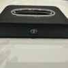 Premium black leather Toyota tissue box holder for car dashboard and luxury interior modification Pakistan