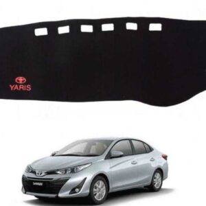 Yasir Premium Dashboard Mat for cars, anti-slip dashboard protector with elegant design, dust-resistant and heat-resistant interior accessory.