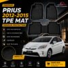 Toyota Prius 2012-2015 TPE Floor Mats custom fit waterproof all weather car mats in Pakistan