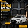 Japanese Toyota Yaris TPE Floor Mats custom fit waterproof all weather car mats in Pakistan