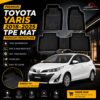 Toyota Yaris premium TPE all-weather floor mats custom-fit waterproof car mats in Pakistan